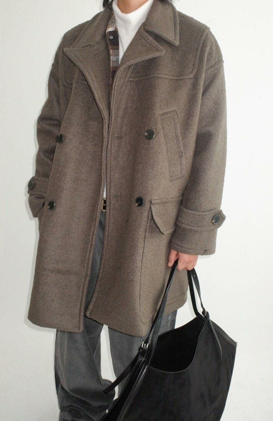 孖襟西裝長褸 MALENKII-115JK