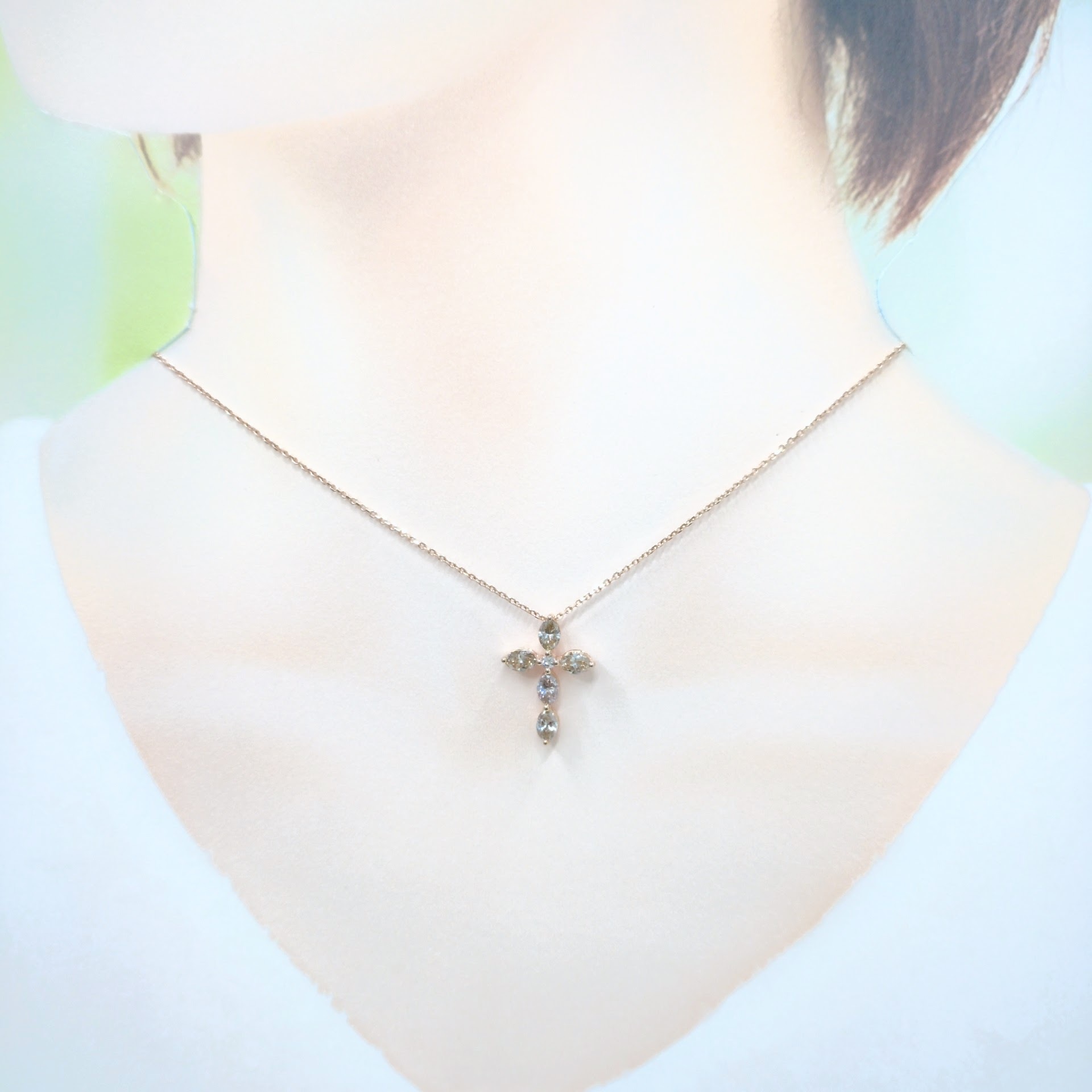 18K Rose Gold 1.29t Fancy Champagne Diamond Pendant