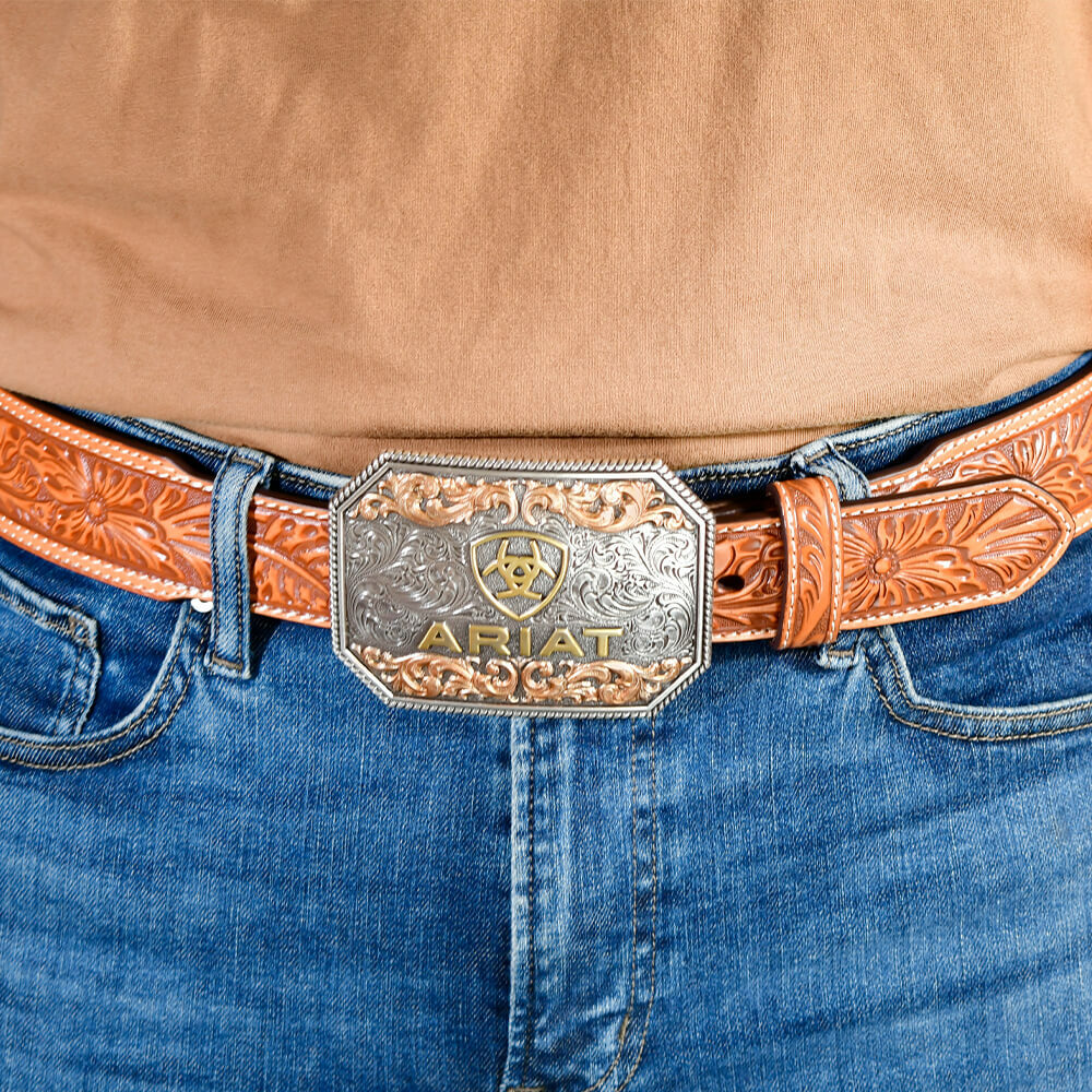 Ariat美式西部捲紋 造型皮帶扣 / 皮帶頭 - 限量