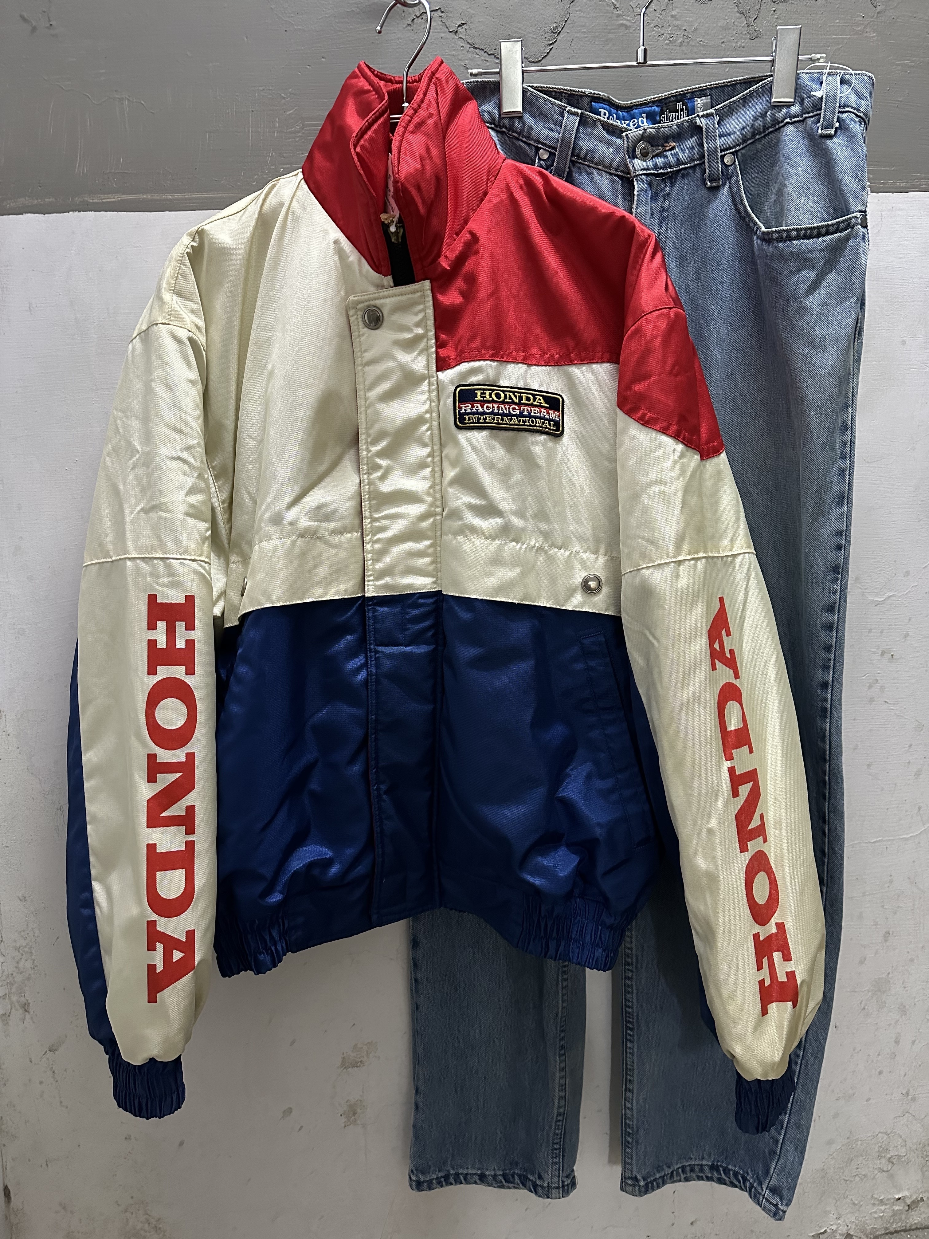 80s HONDA Racing Team International Racing Jacket Made in Japan