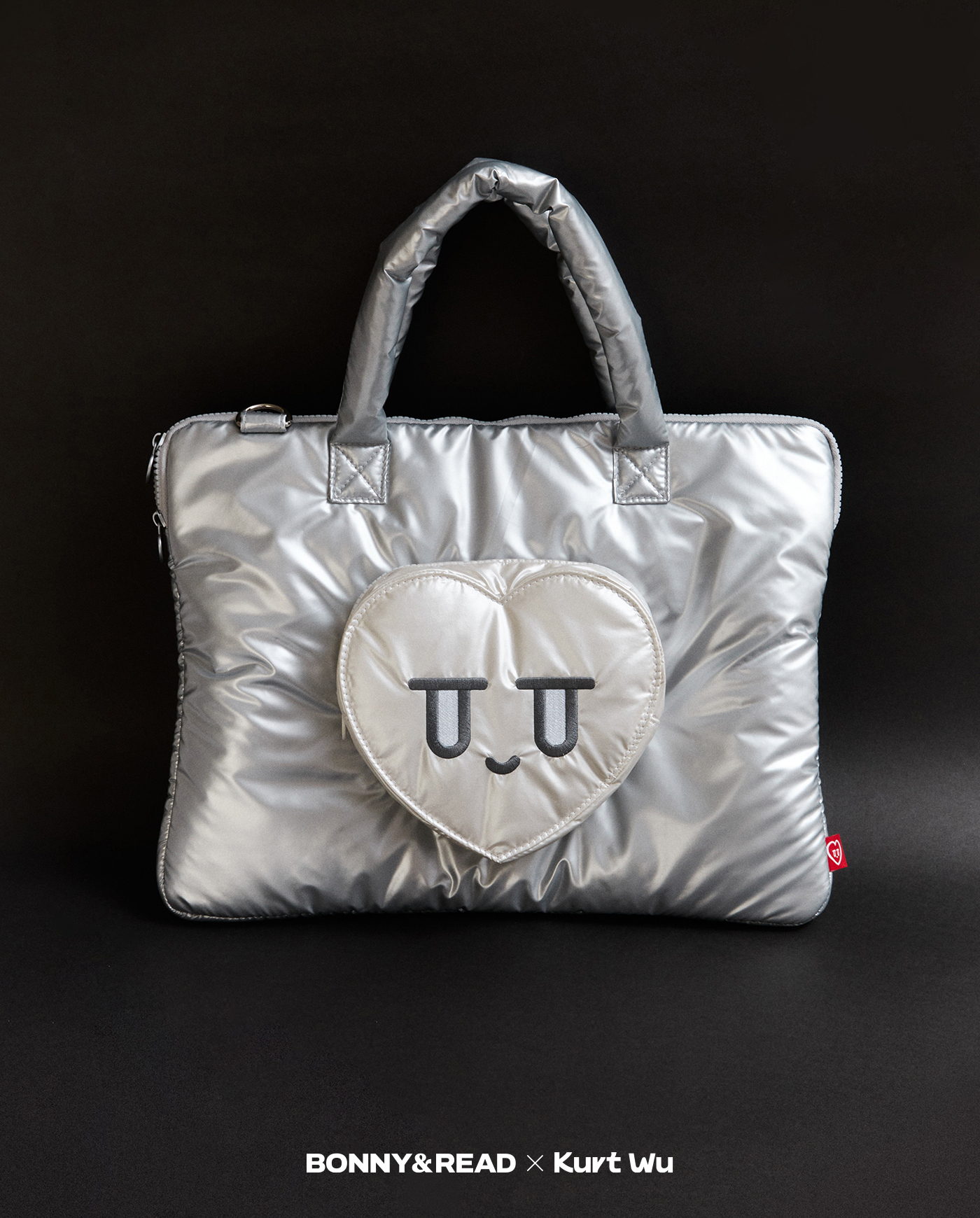 平價飾品,kurt聯名,kurt wu,電腦包,愛心,laptopbag