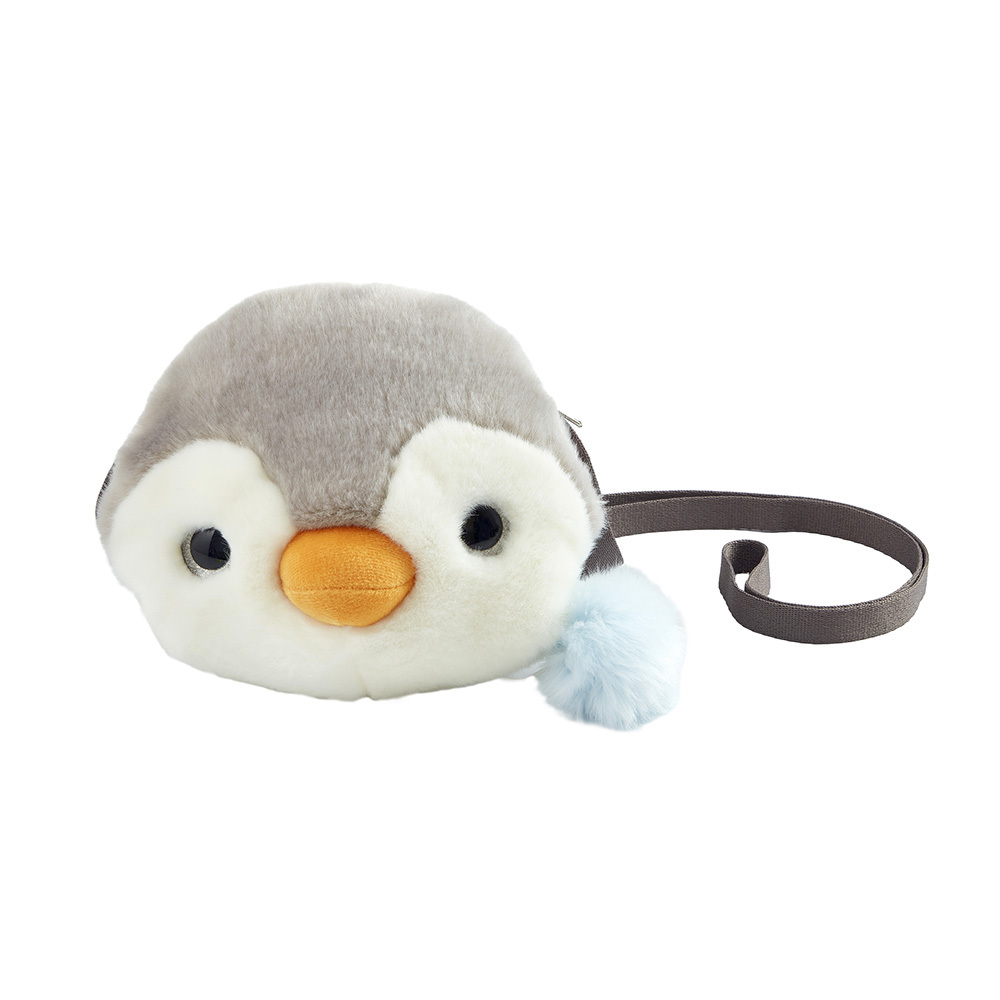 Penguin Plush Crossbody Bag