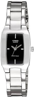 萬年鐘錶 - CASIO  卡西歐 黑面酒桶型經典女錶 LTP-1165A-1C   錶徑22MM