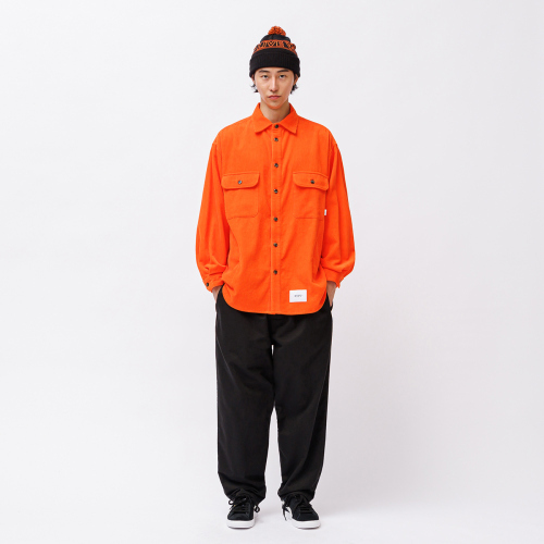 WTAPS 2024 A/W WCPO / LS / COTTON. CORDUROY - ORANGE PRE ORDER ITEM (預訂中)
