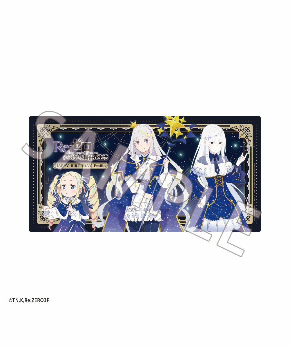 預購-「Re:從零開始的異世界生活」 電競滑鼠墊 愛蜜莉雅的誕生日生活2024ver.【日本進口精品】