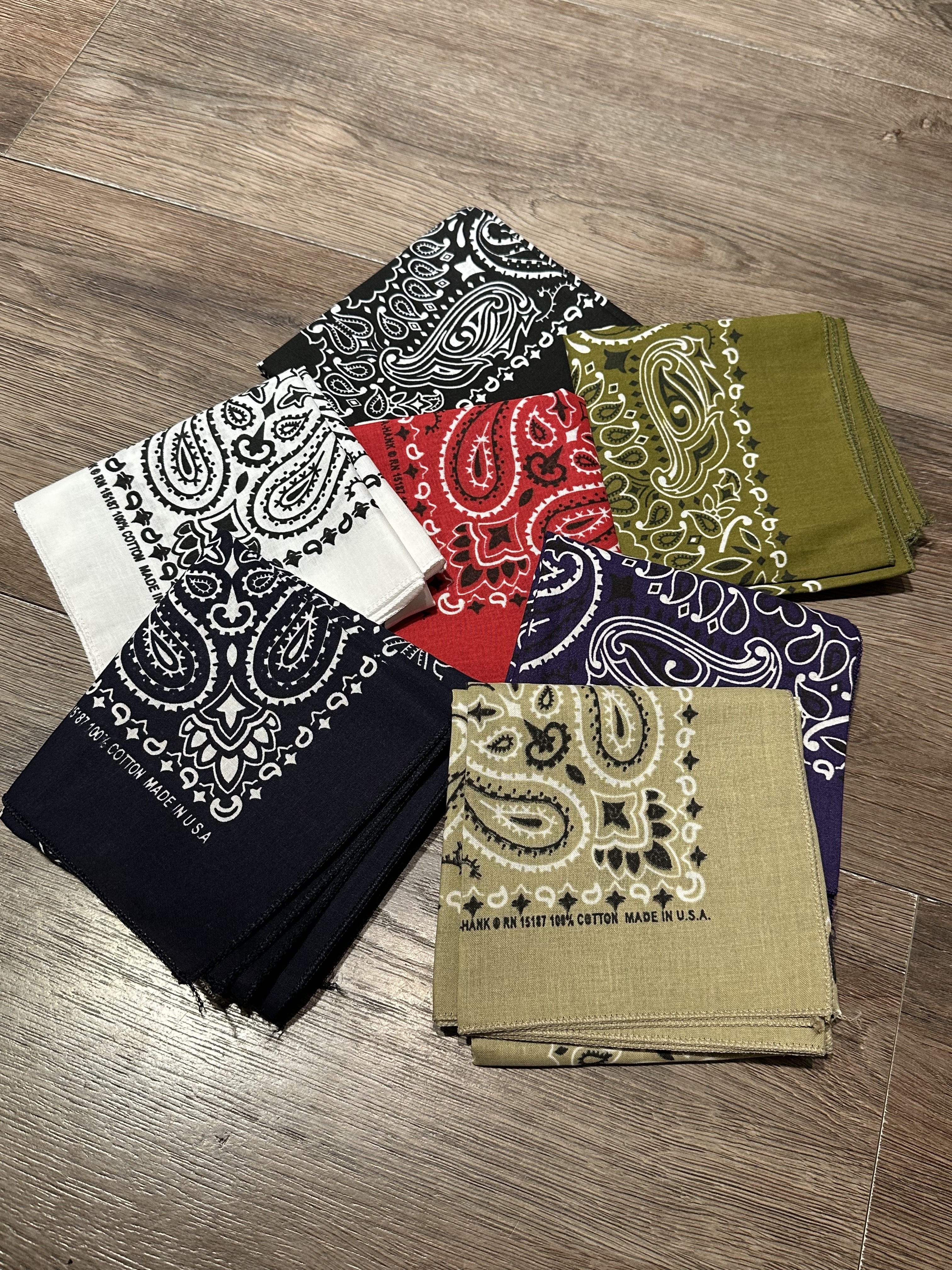 HAV-A-HANK Paisley Bandana Made in USA