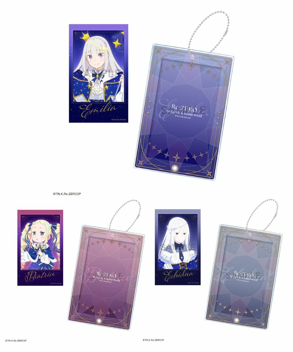 預購-「Re:從零開始的異世界生活」 迷你角色收藏卡鑰匙圈套組 愛蜜莉雅的誕生日生活2024ver. 系列 【日本進口精品】