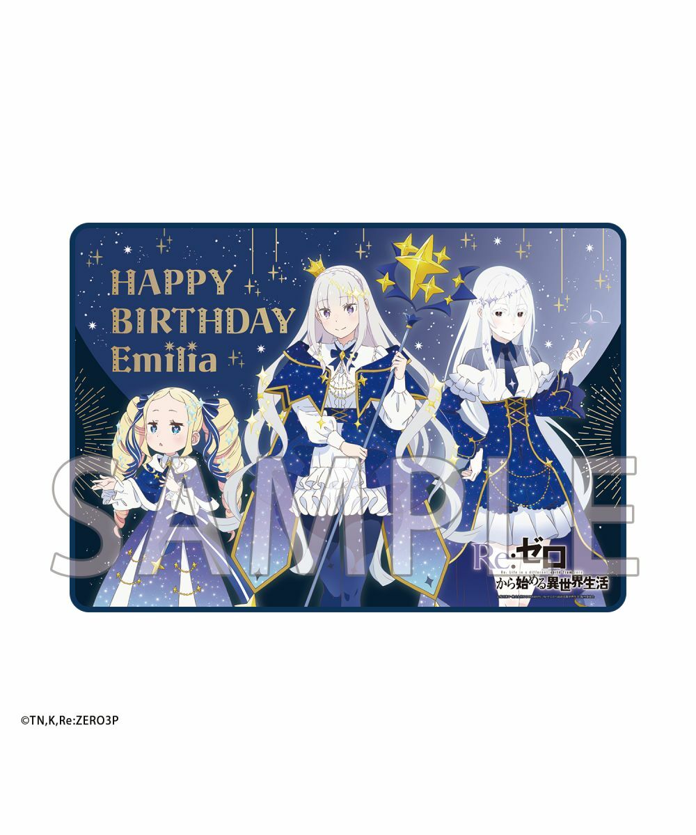 預購-「Re:從零開始的異世界生活」 毯子 愛蜜莉雅的誕生日生活2024ver. 【日本進口精品】