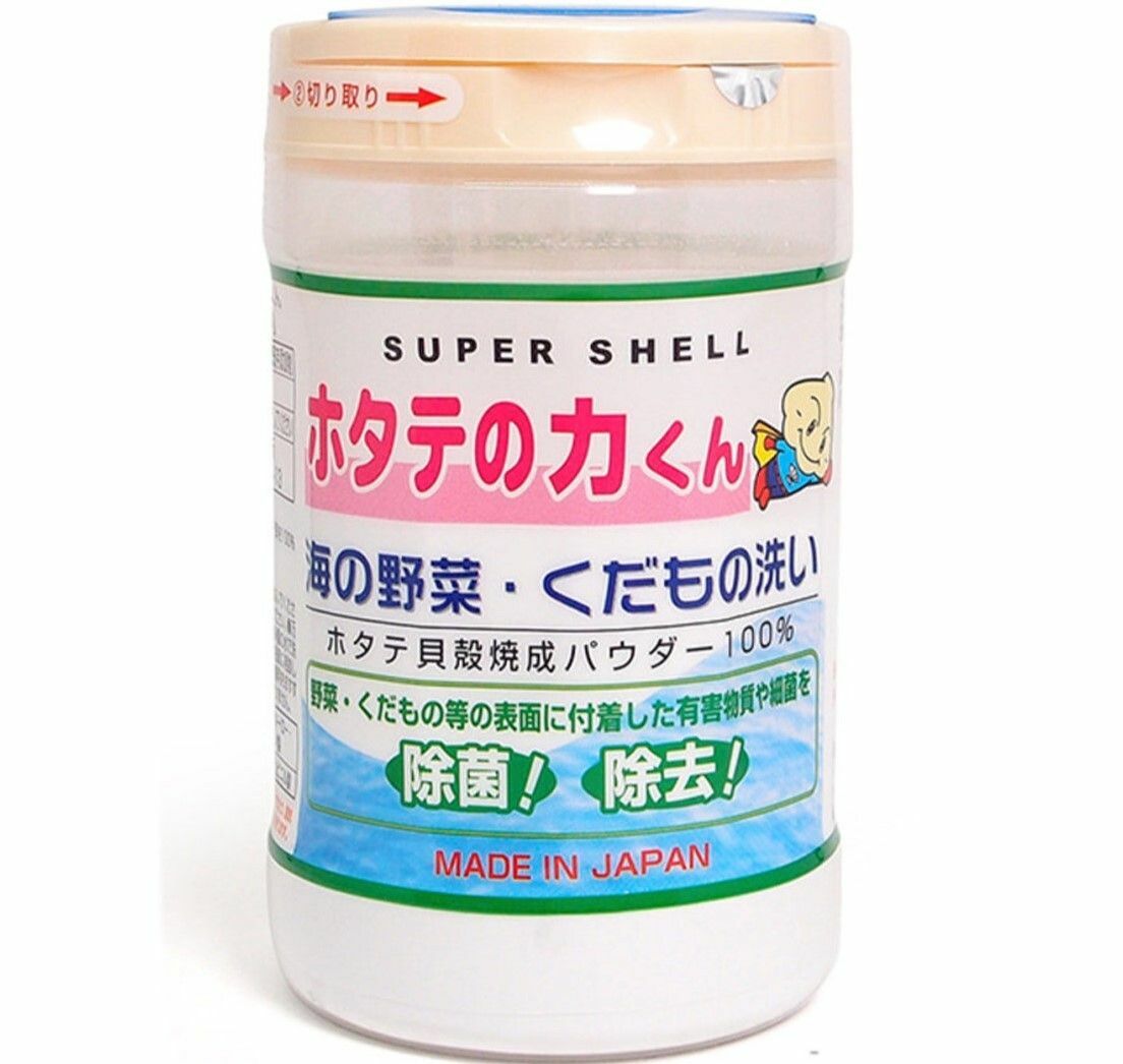日本漢方 洗菜粉水果蔬菜清洗液貝殼粉 90g (平行進口)