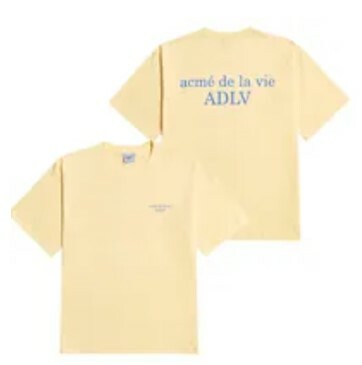 [S] ADLV BASIC SHORT SLEEVE T-SHIRT 2 LIGHT YELLOW, ADLV20SS-SSBLN2-LYL (SAV134)