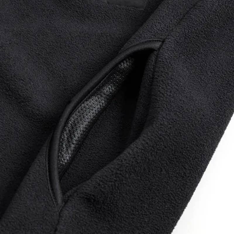 United Athle UA 超細搖粒絨全拉鍊背心（單層）黑色 3709901-002 [台灣現貨]