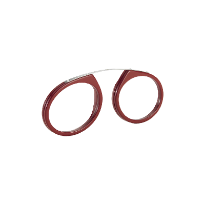 Seeoo 奧地利攜帶型夾鼻式老花眼鏡(紅)+2.00