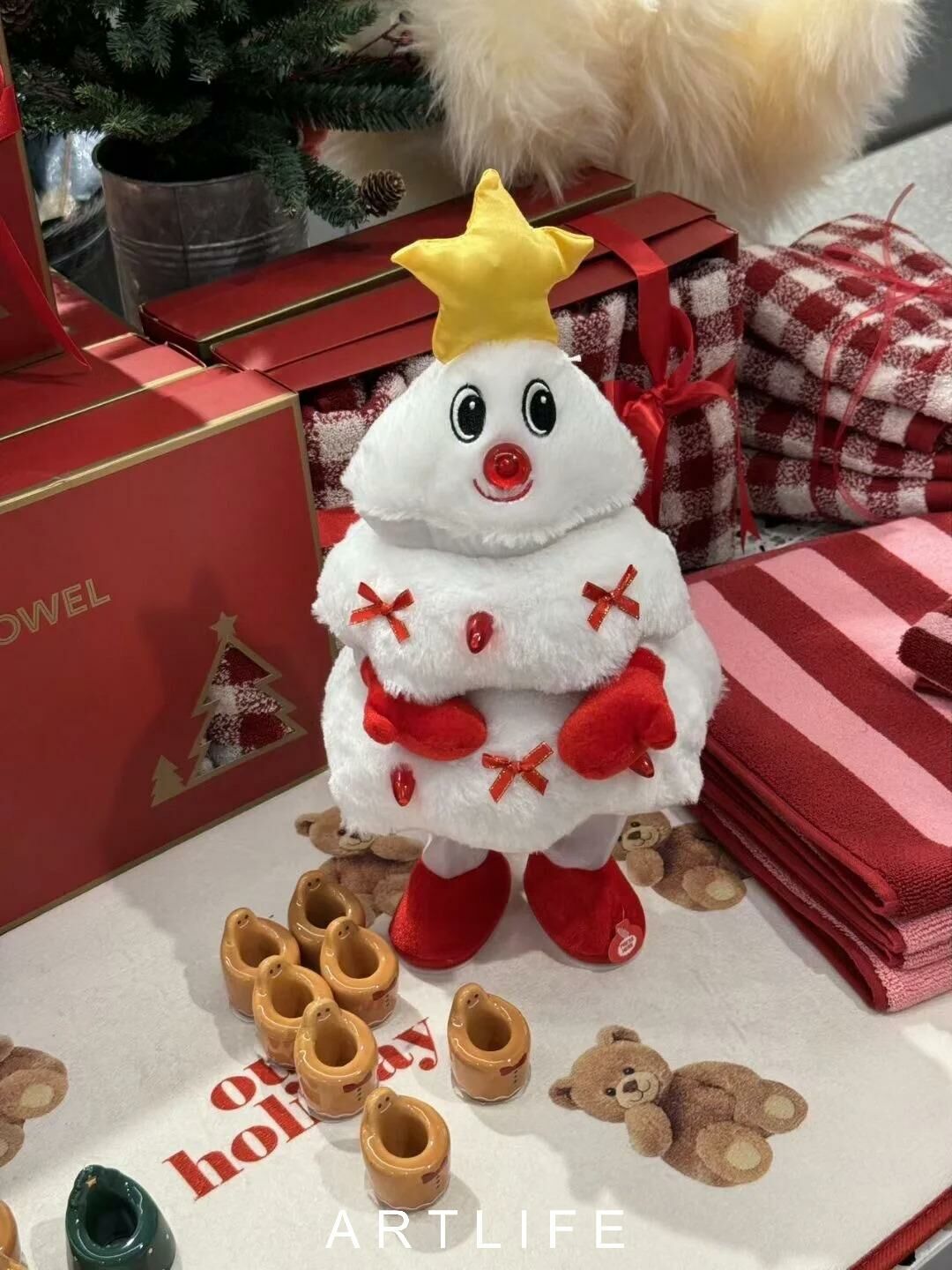 (特惠) 愛跳舞的毛茸茸聖誕樹