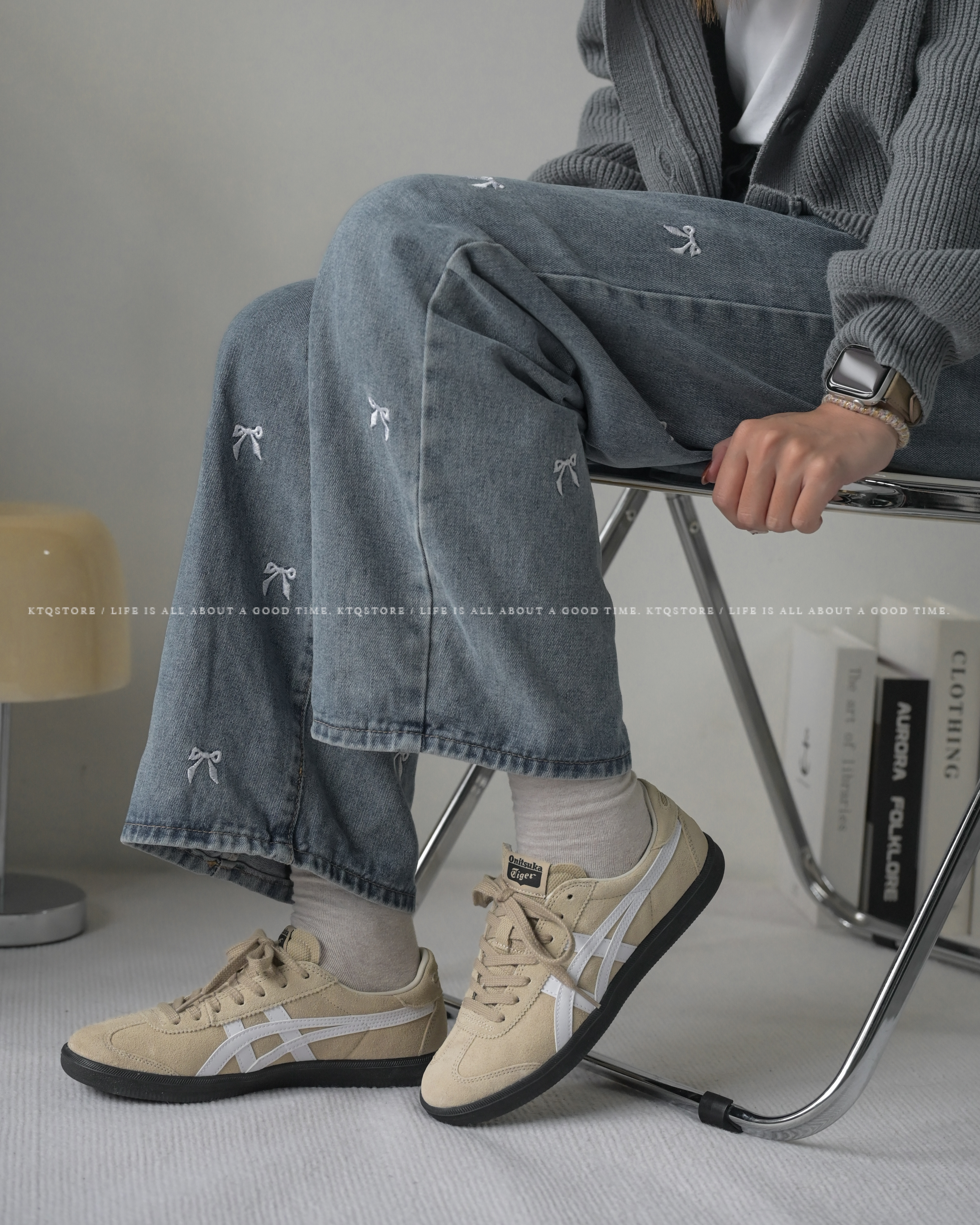 KTQ STORE ‧ Onitsuka Tiger Tokuten鬼塚虎 男 女休閒鞋 淺褐色 1183C431-200