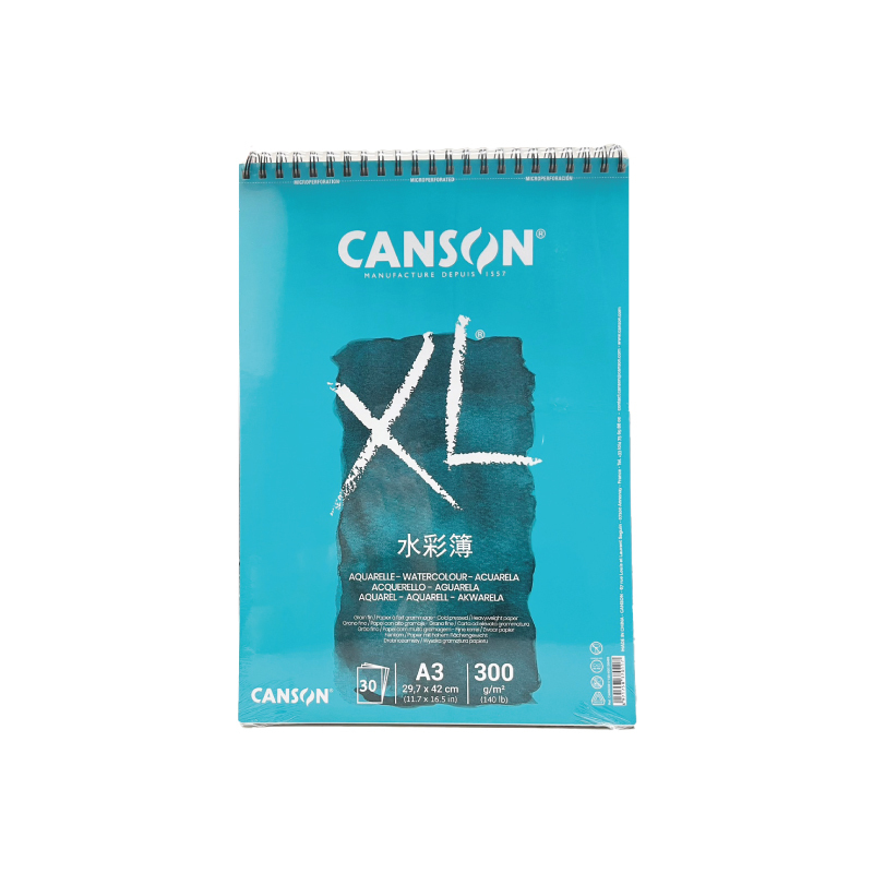 法國 Canson 康頌 XL系列 水彩本 A3 300gsm 30張