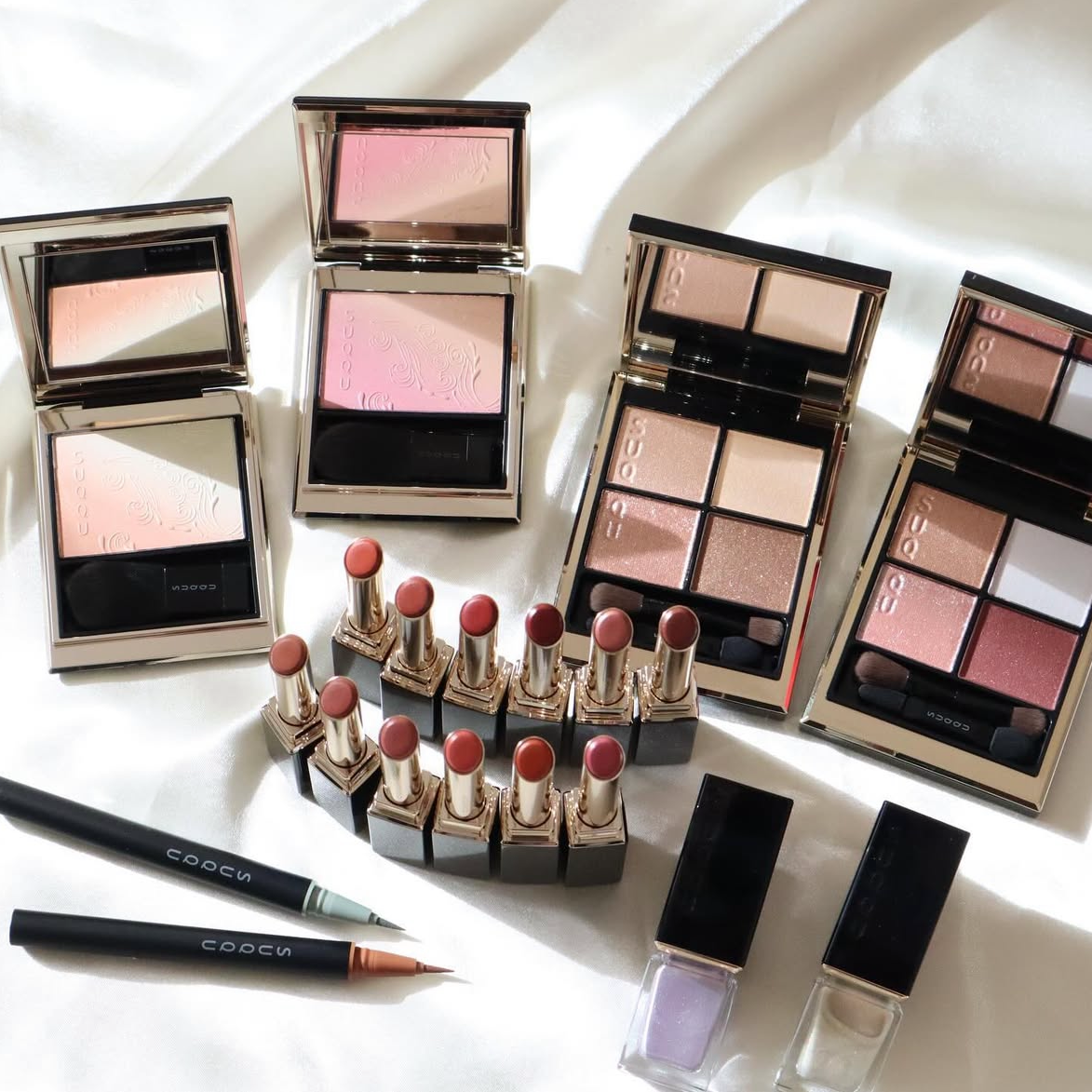 [限定] SUQQU Spring Collection 2025 Signature Color Eyes / Nuance Eyeliner / Blurring Color Blush / Nail Color Polish 花屏風 春季彩妝