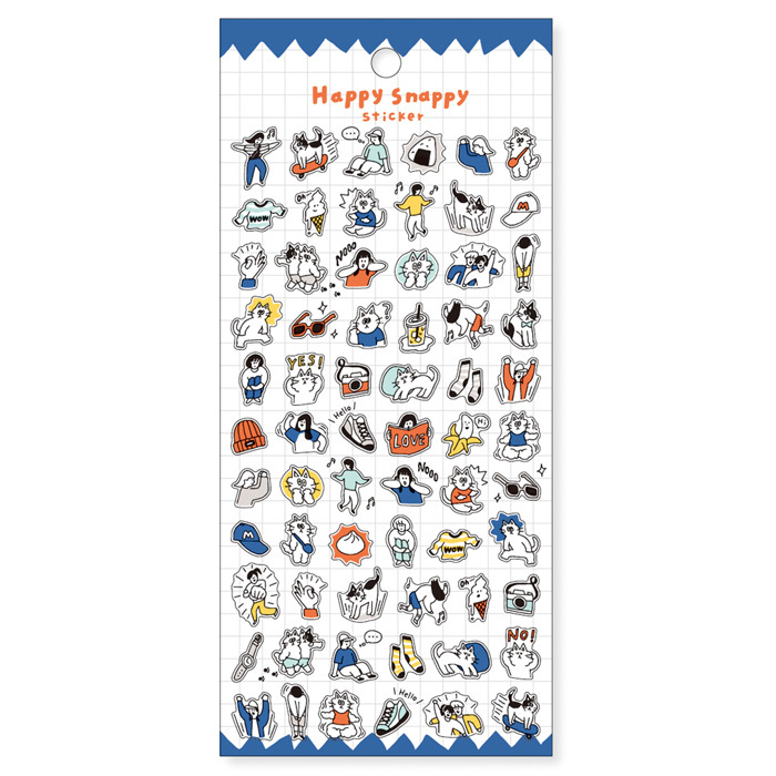 Happy Snappy 透明貼紙系列 / MIND WAVE / JAPAN