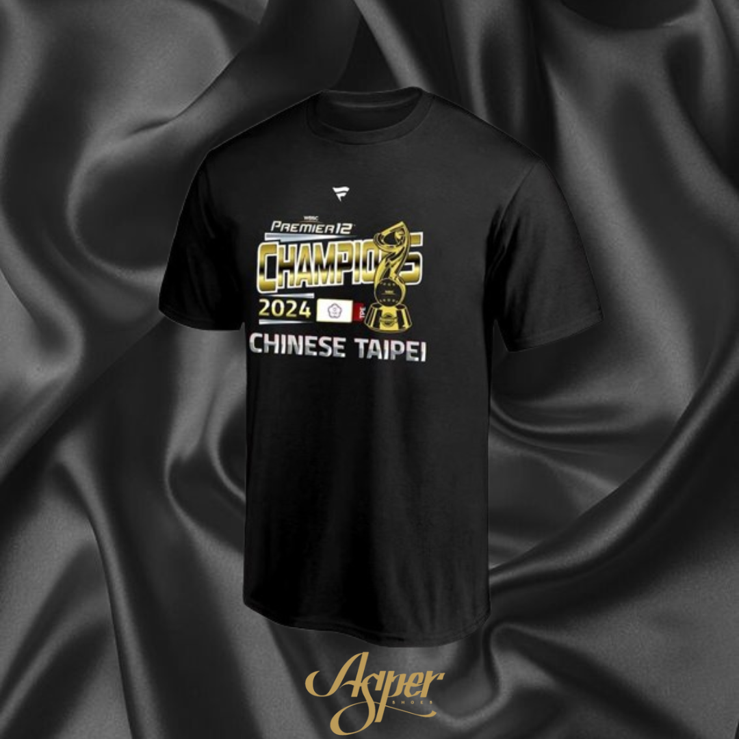【現貨】2024 WBSC Premier 12 CHAMPIONS TEE 台灣隊12強冠軍金牌紀念T恤