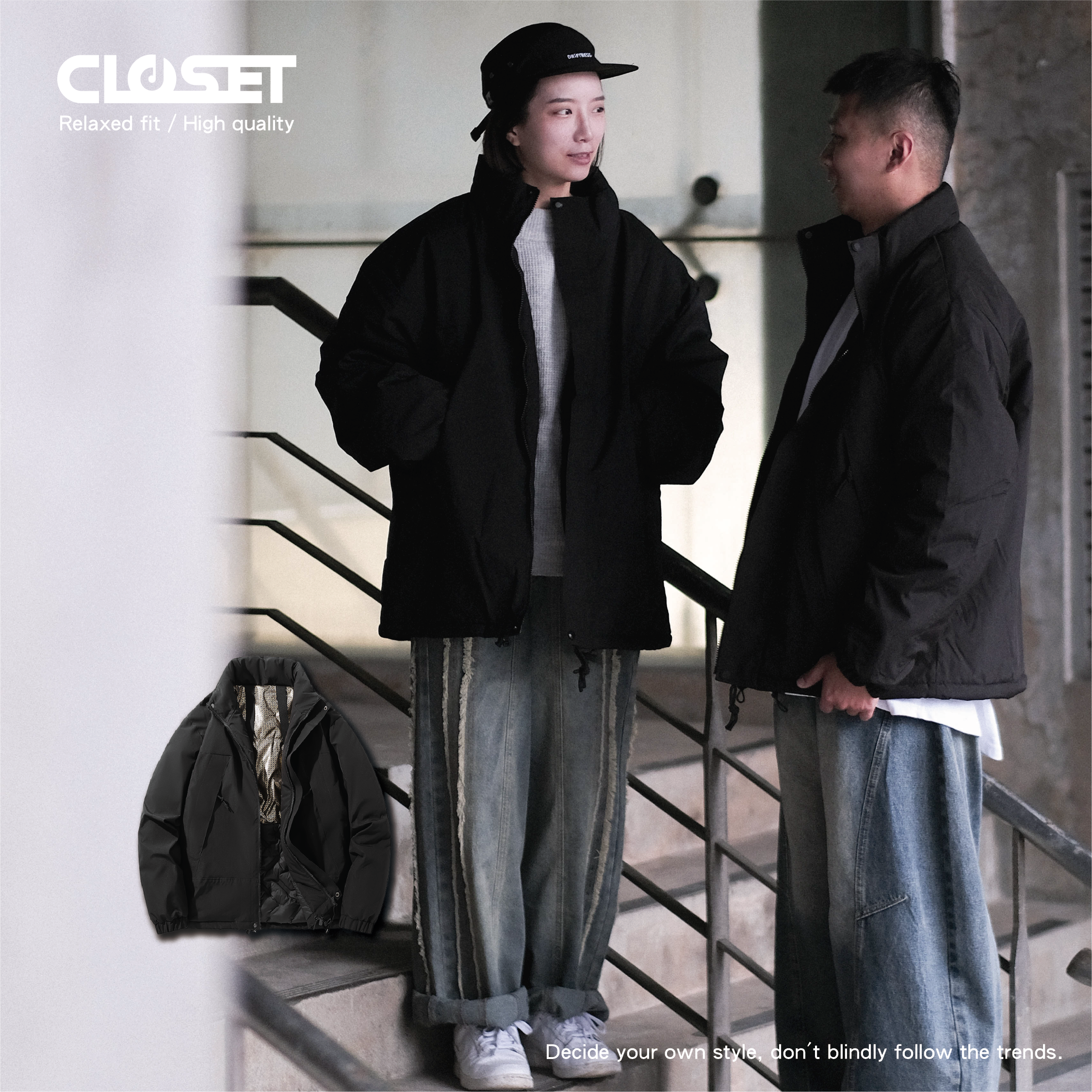 "現貨+預購" D.CLOSET 石墨烯防潑水外套 J08