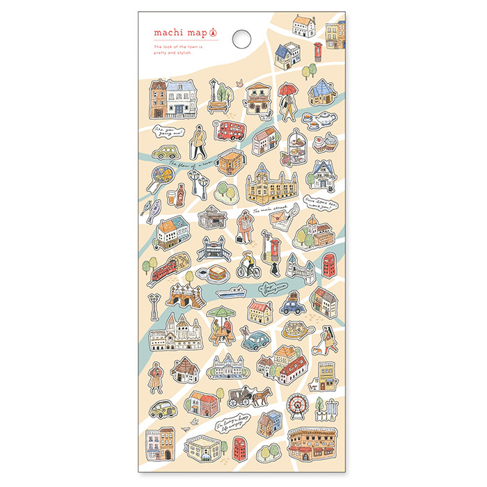 machi map 貼紙 / MIND WAVE / JAPAN