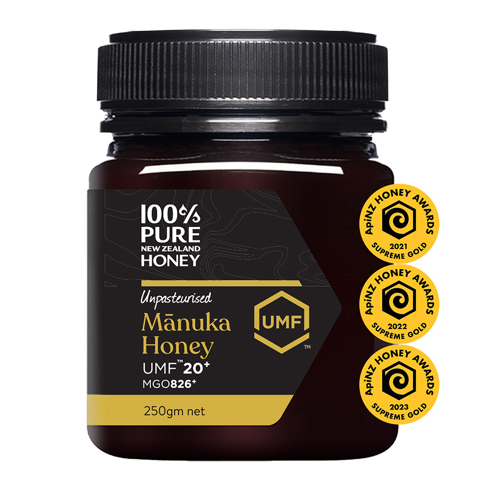 限時6折!【紐西蘭恩賜】麥蘆卡蜂蜜UMF20+ (MGO826+, 250公克) /麥盧卡/Manuka Honey