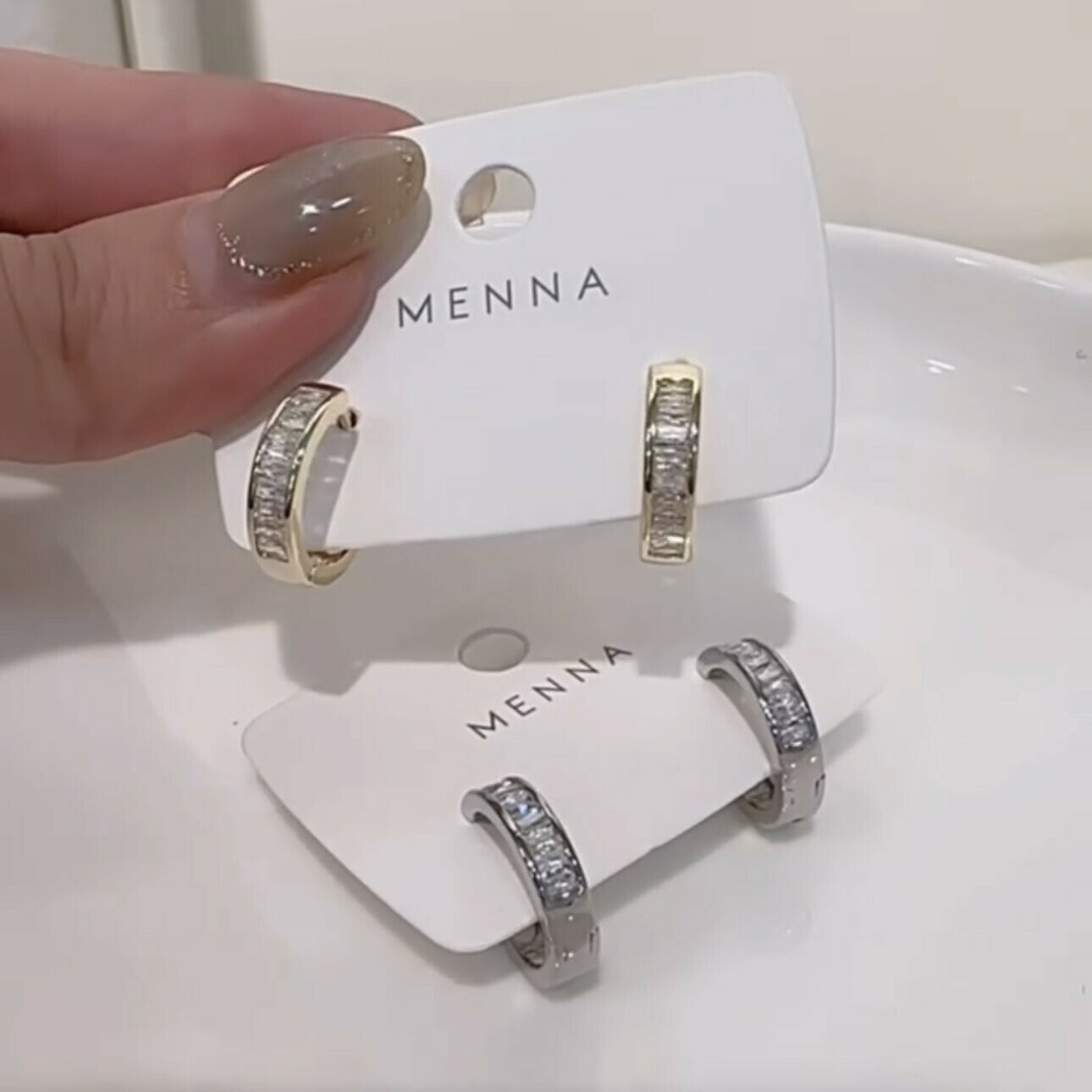 鋯石排鑽大圈易扣