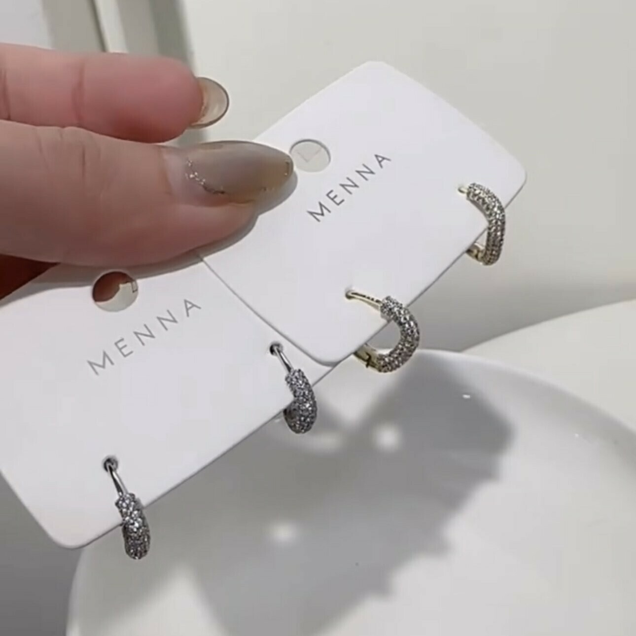 滿鑽排鑽菱形易扣