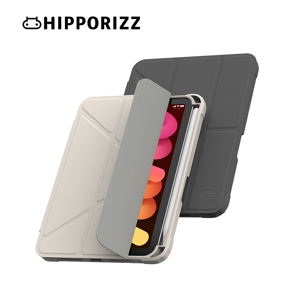 Hipporizz｜iPad mini 8.3吋 (A17 Pro / 第六代) Origo 晶透筆槽防摔殼