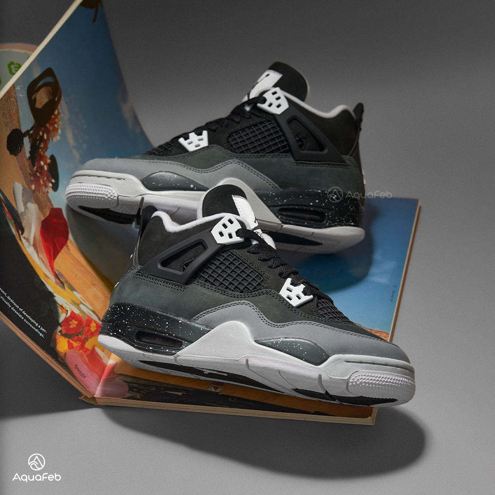 Nike Air Jordan 4 "Fear" GS 2024 大童 黑白 恐懼 實戰 籃球鞋 FQ8213-002