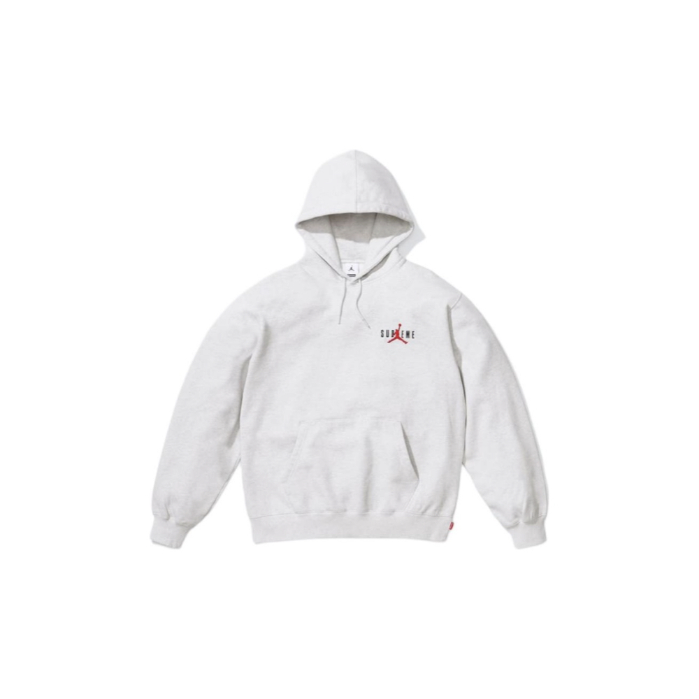 Supreme x Jordan Hoodie 帽踢 淺灰/綠色 HF0836-051/HF0836-341