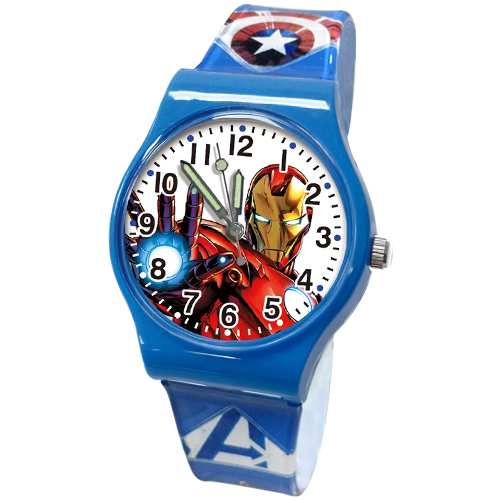 【Marvel漫威】鋼鐵人數位印花兒童錶 (2501)