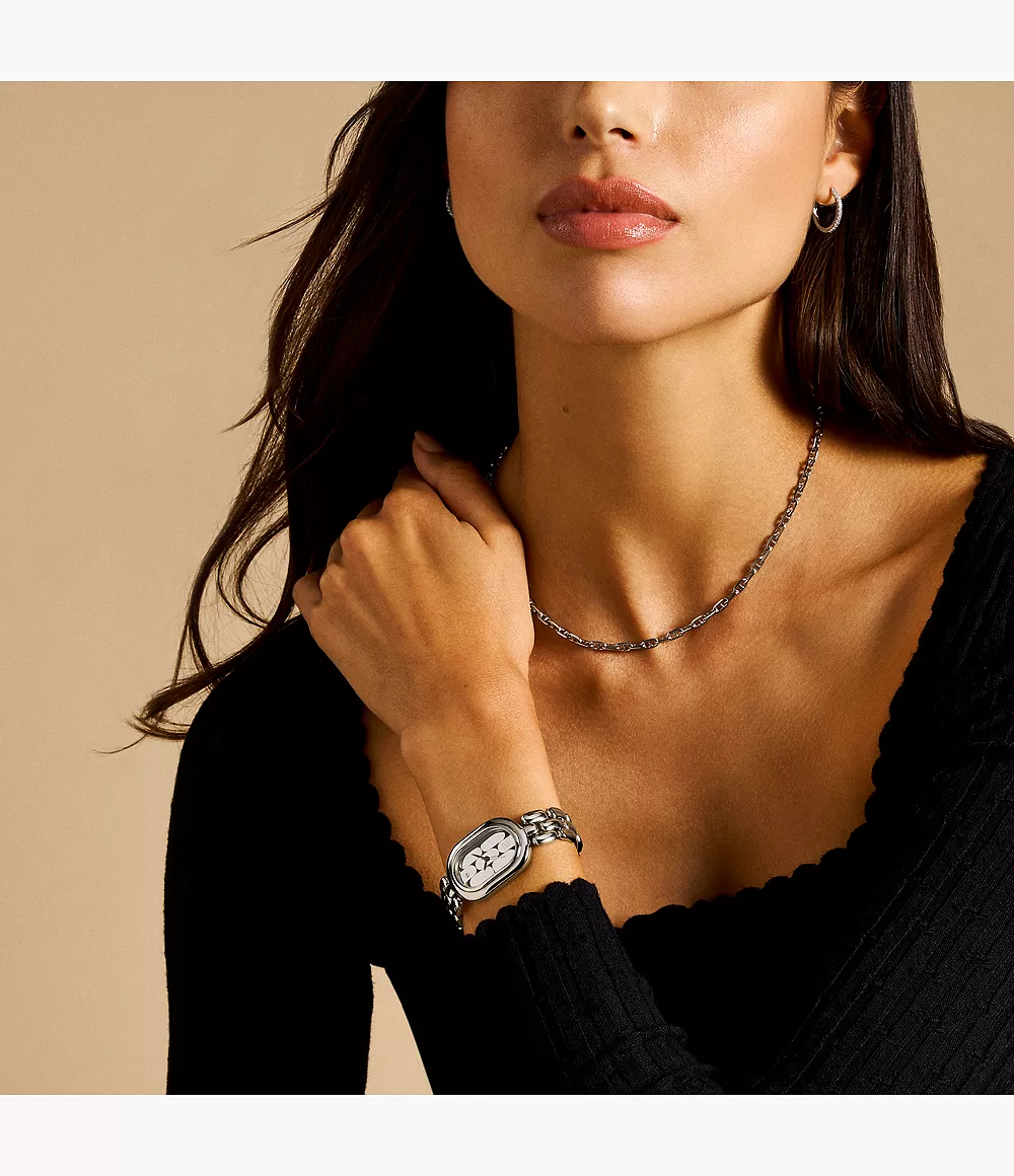 萬年鐘錶 - Fossil   RaquelSloan 流光雅韻精緻女錶 ES5381 錶徑24MM