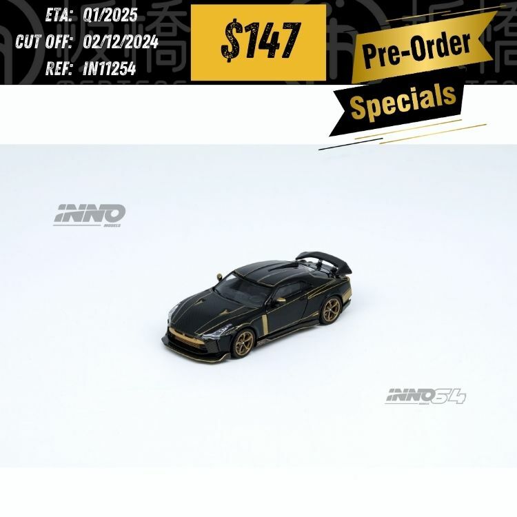 PO-$147 * INNO64 * 1:64 NISSAN GT-R50 By ITALDESIGN Black [OD25/11]