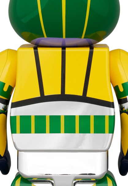 100%+400%  BE@RBRICK 鋼鉄ジーグ メッキVer.  Steel Jeeg Plated Ver.