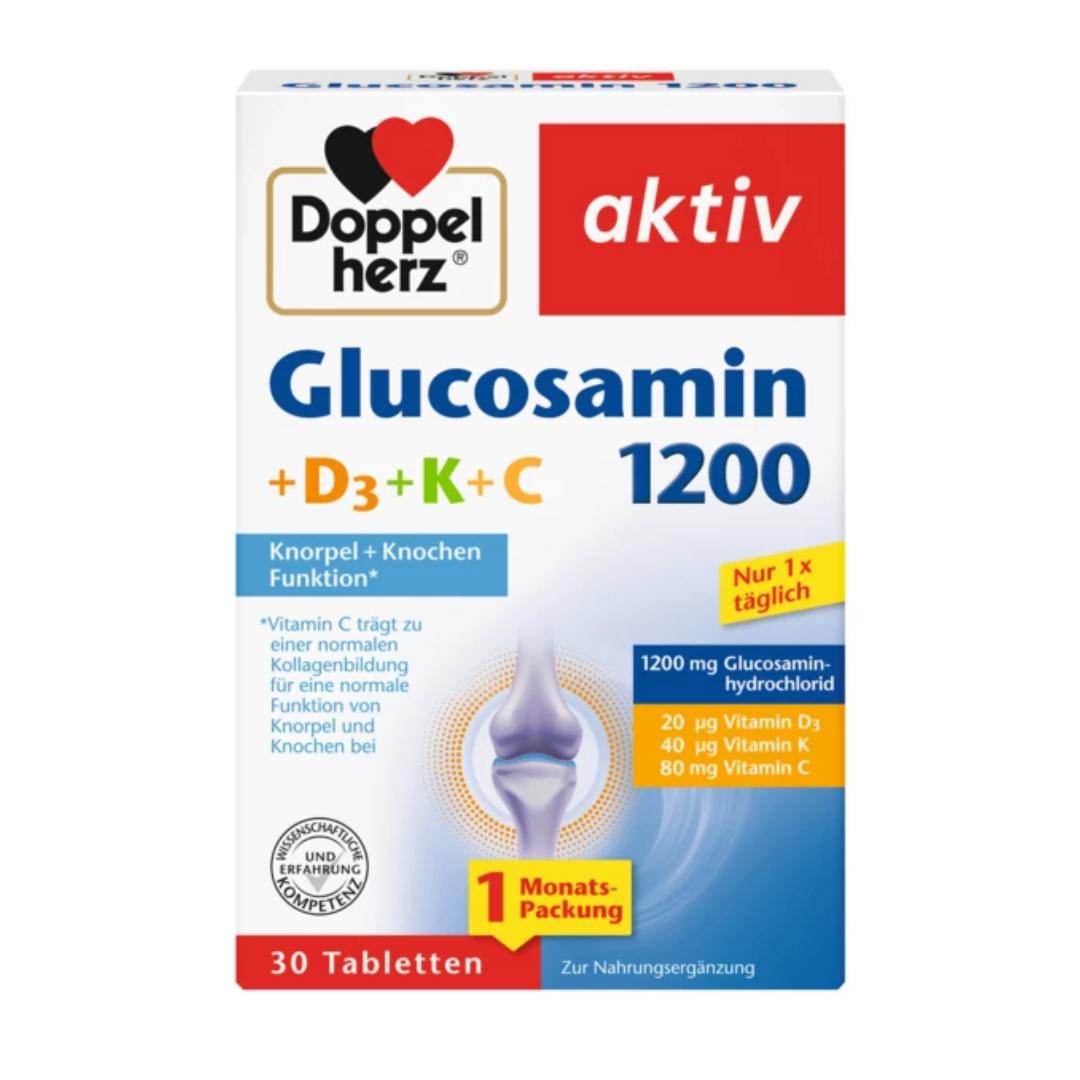 Doppelherz 雙心葡萄糖氨1200關節保健片 30片
