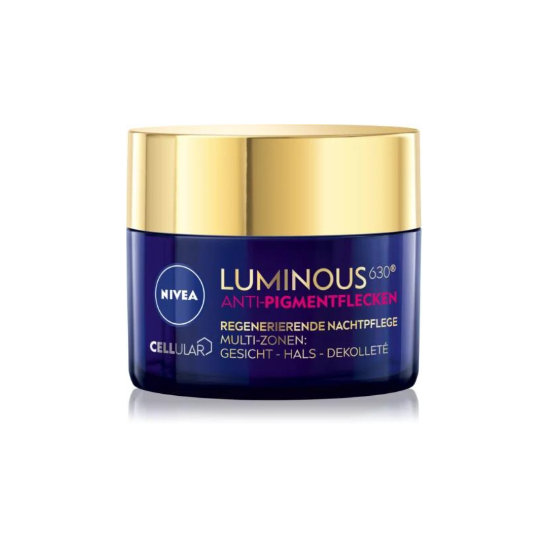 NIVEA 妮維雅 Luminous630 雙效淡斑煥白修護晚霜 50ml