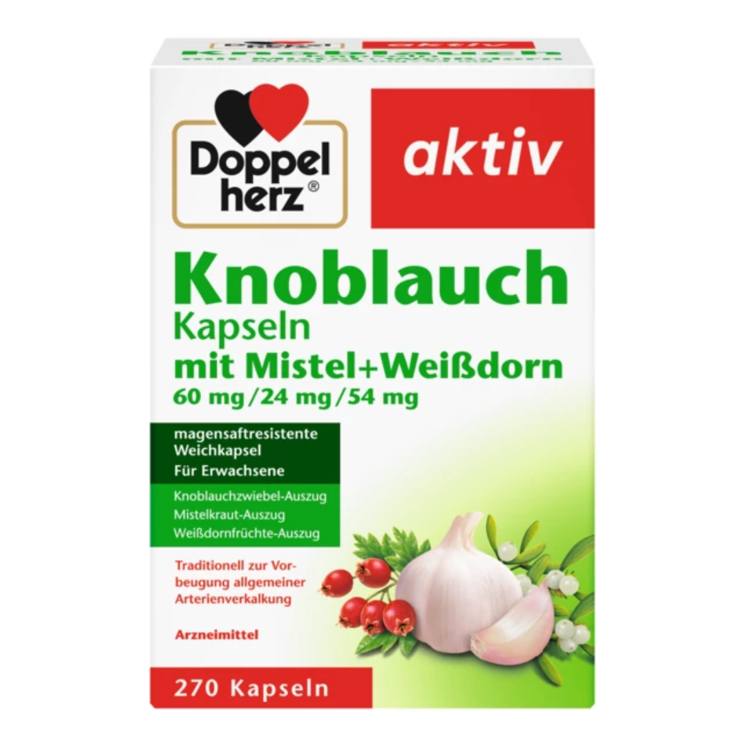 Doppelherz 雙心 大蒜膠囊 270pcs