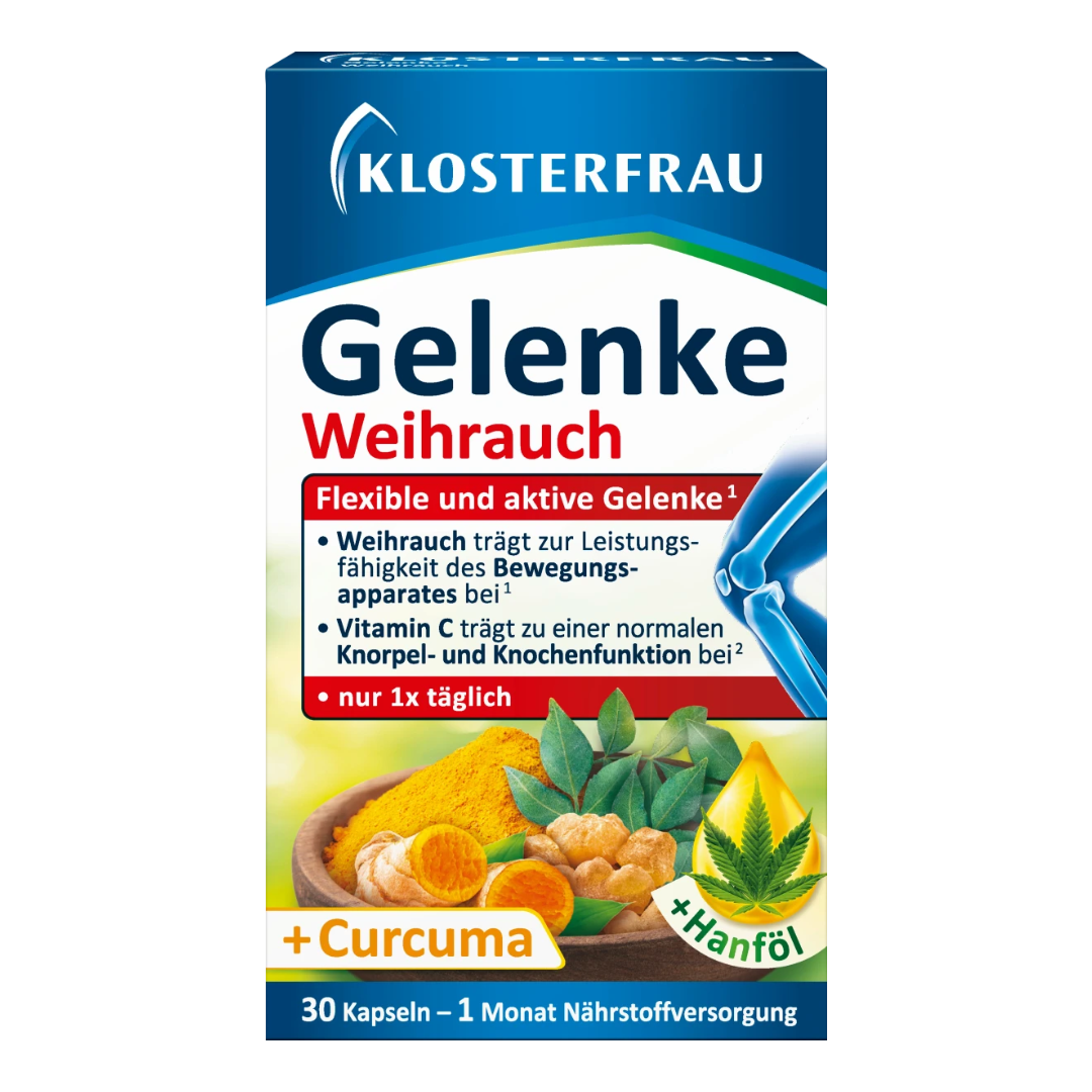 Klosterfrau Joint Curcuma + Frankincense 30pcs