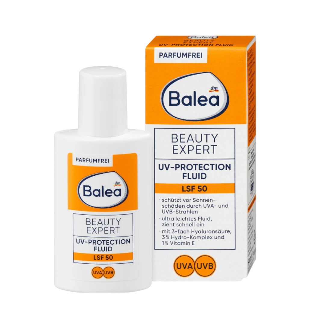 Balea Beauty Expert 三重透明質酸防曬乳液SPF50 50ml