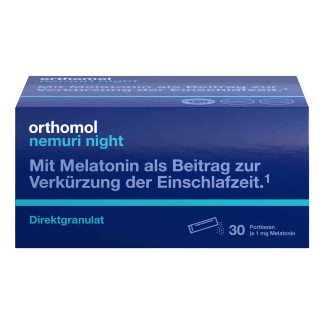 Orthomol 德國奧適寶 褪黑素夜間助眠乾顆粒 30份
