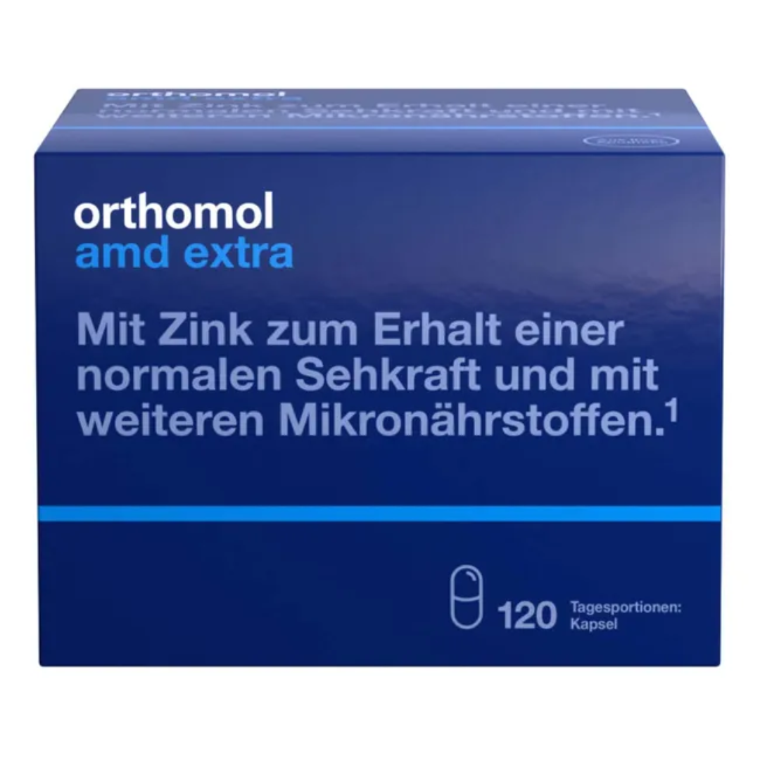 Orthomol 德國奧適寶 預防老年黃斑變葉黃素120粒