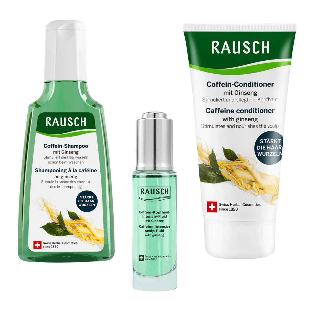 Rausch Caffeine Shampoo Conditioner Serum Set