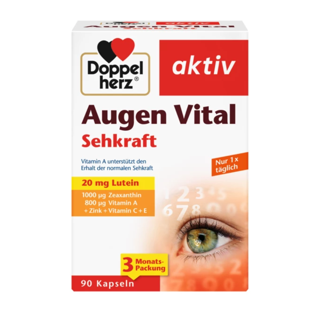 Doppelherz 雙心 多維葉黃素護眼膠囊90粒