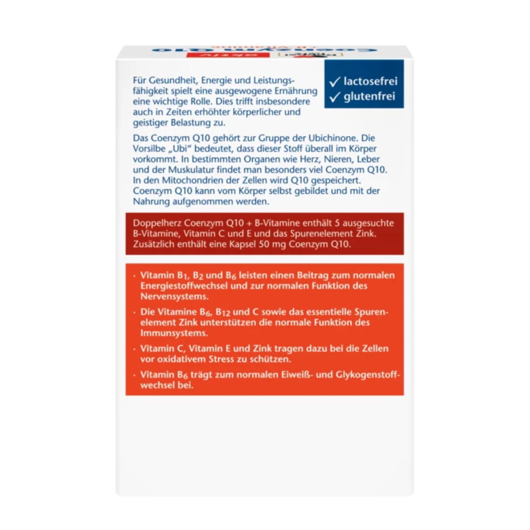Doppelherz 雙心輔酶Q10+維他命B群膠囊 60粒