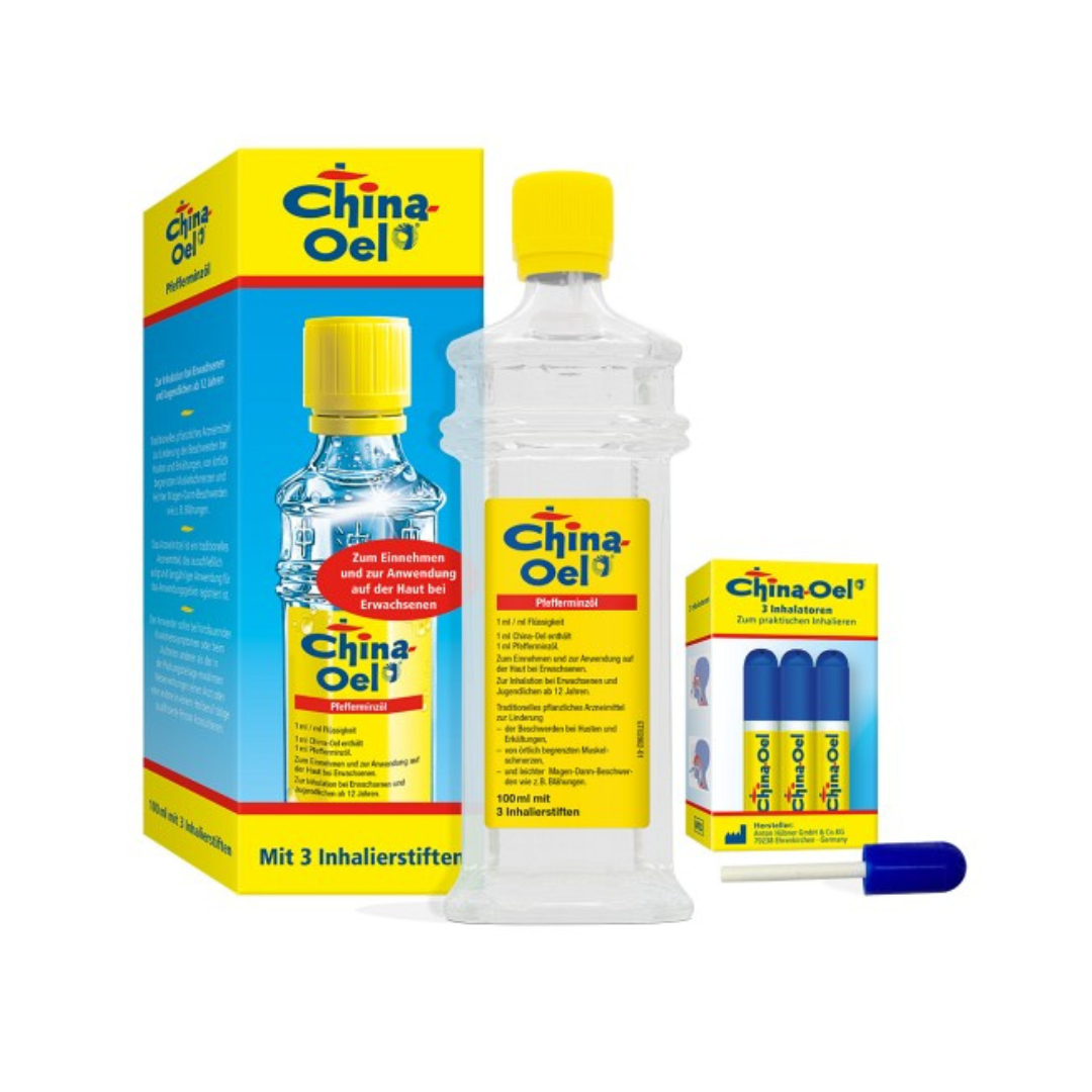 德國百靈油 連3個吸入器 100ml