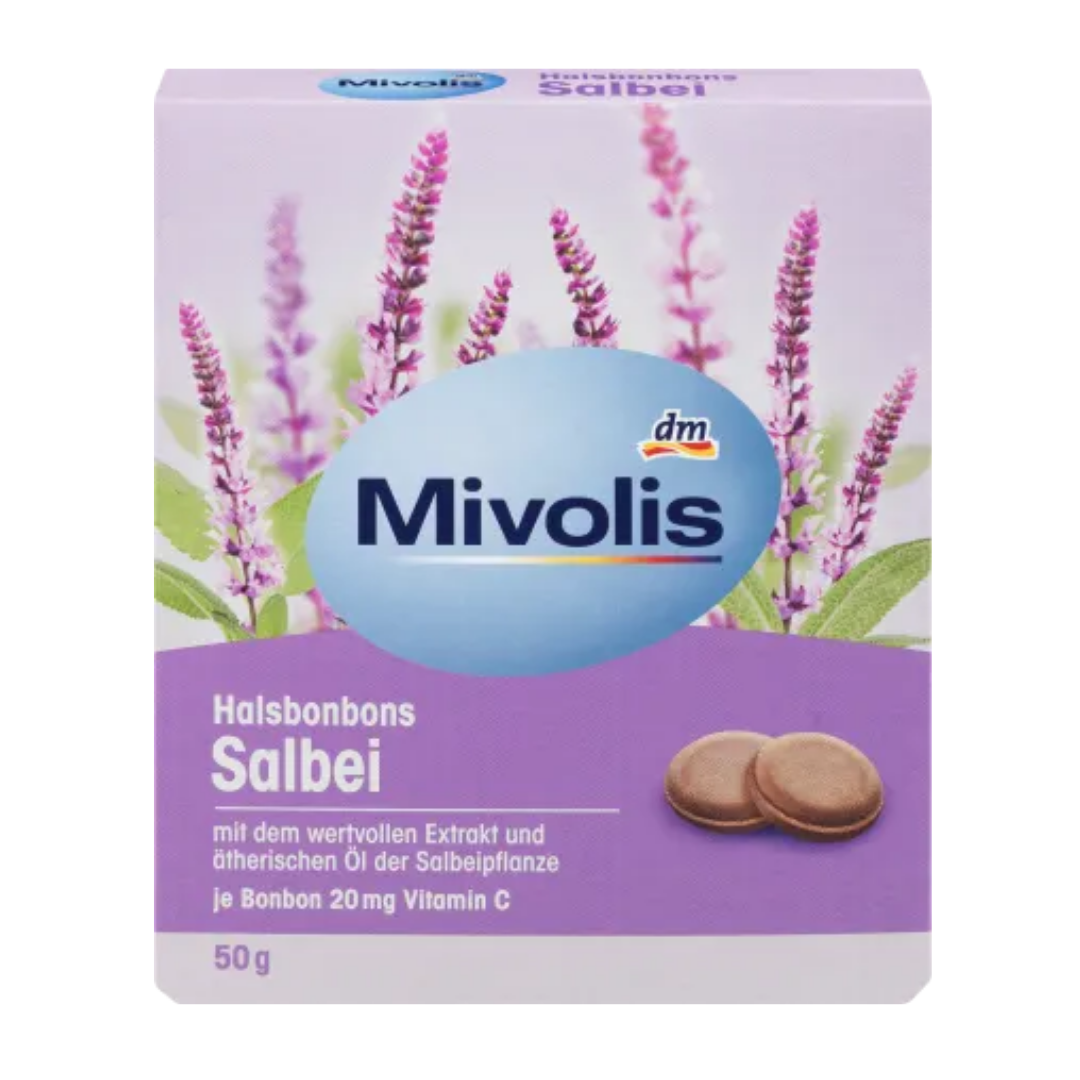 Mivolis Halsbonbons Salbei 50g