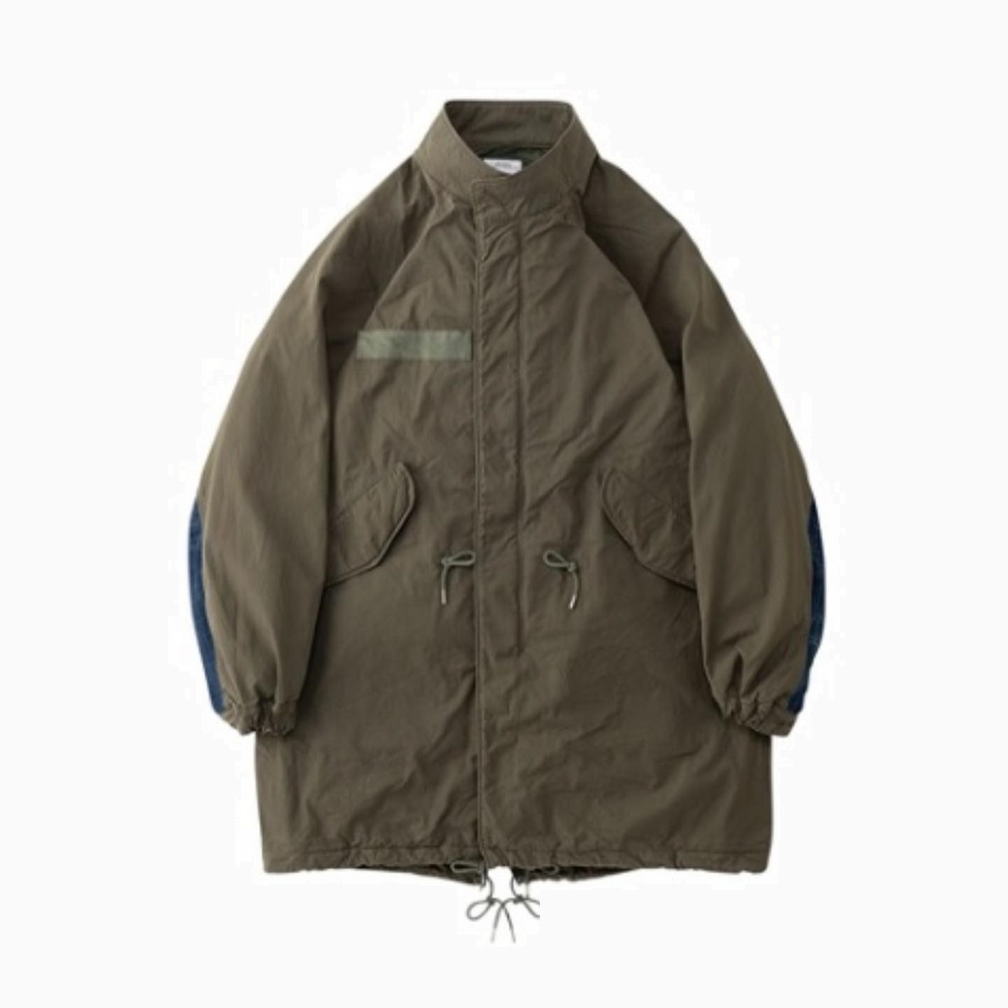 VISVIM SIX-FIVE FISHTAIL PARKA (INDIGO AFRICAN ELBOW) *NATURAL DYE 天然染 - OLIVE SIZE 4 PRE ORDER ITEM (預訂中)
