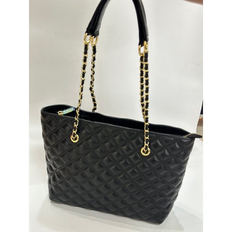 真皮 女包 手提包 肩背包 菱格紋 大包 大托特包 （3042）