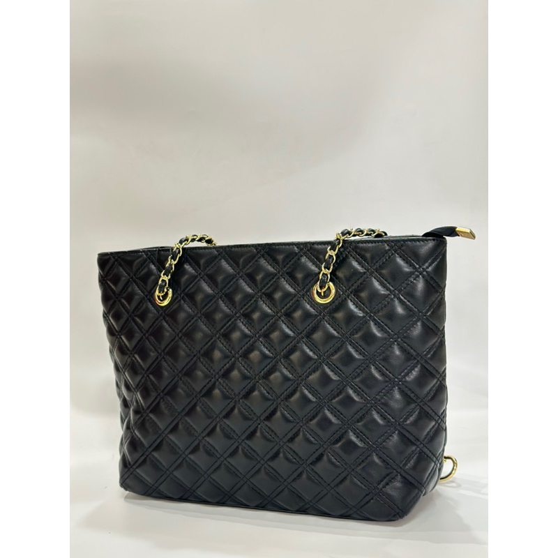 真皮 女包 手提包 肩背包 菱格紋 大包 大托特包 （3042）