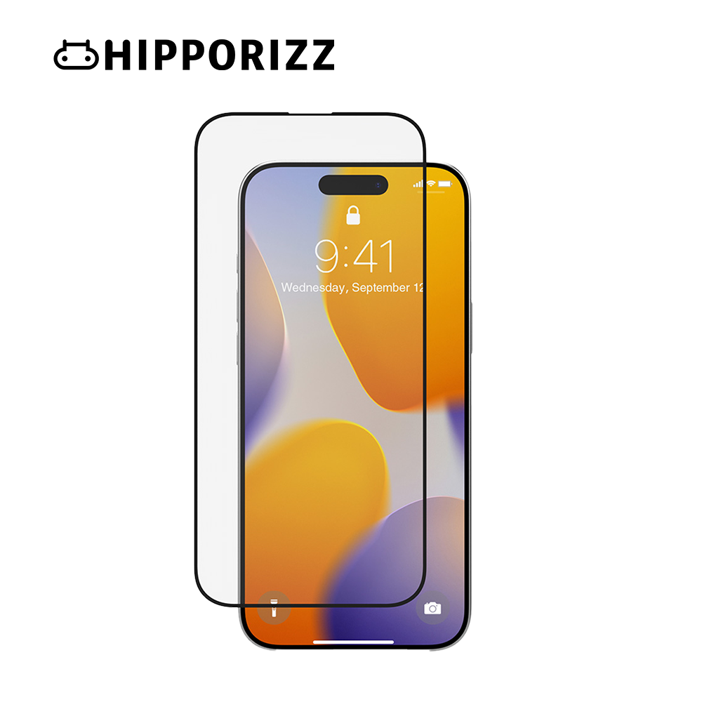 Hipporizz｜iPhone 16 系列 Zircon 高透鋼化玻璃螢幕保護貼